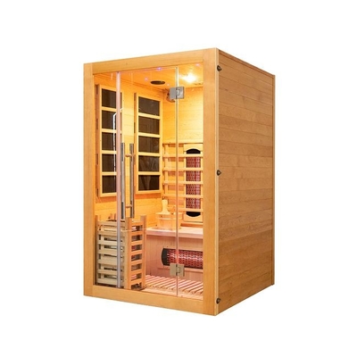 Binnen Houten Kleine Infrared &amp; Stoomcombinatiesauna 2 Persoon
