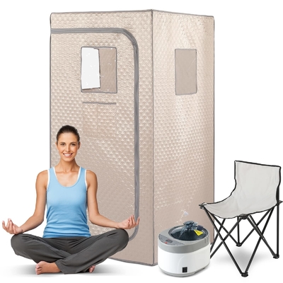 Waterdicht doek Volledige grootte Draagbare stoomsauna tent 1500W Voor ontspanning