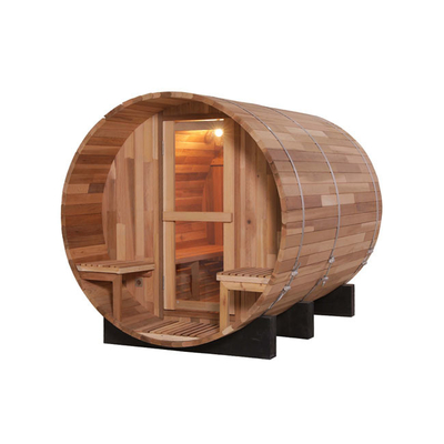 Familiegezondheidszorg 4 de Sauna Houten Cedar Outdoor Sauna Room van het Persoonsvat