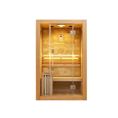 Houten Stoomsauna 2 Binnen Traditioneel van de Persoonsgrootte