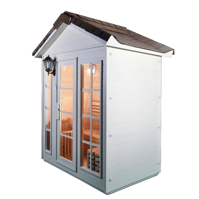 Stevig Houten Rood Cedar Steam Sauna Room 1 Persoon met 6KW-Fornuis