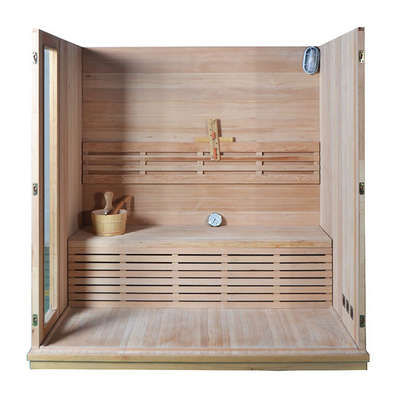 6KW de binnen Houten Sauna van de 4 Persoons Traditionele Stoom