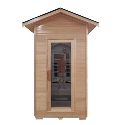 Ceramische de Zaal van de Buis Stevige Houten Openlucht Droge Sauna Moderne 1 Persoon