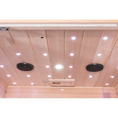 Rode Infrarode de Saunazaal van Cedar Wood Carbon Panel Far voor Huis 4 Persoon