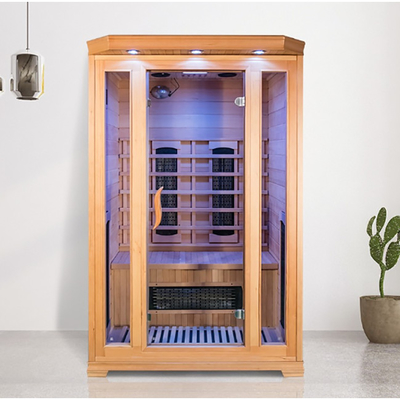 Dollekervel 2 van het douanehuis Zaal van de Persoons de Infrarode Sauna met Zuurstof Ionizer
