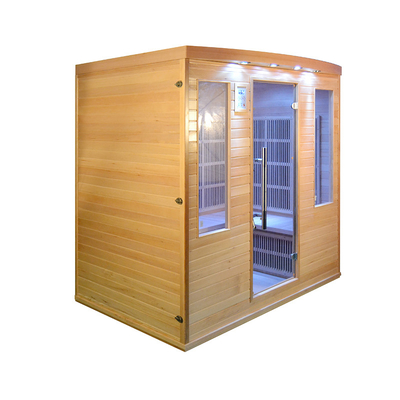 Douane Moderne 2700W 4 Persoons Verre Infrarode Sauna Binnen