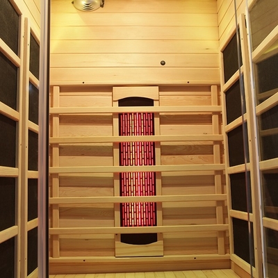1350W luxe Lage Emf Verre Infrarode Saunazalen Comfortabele 1 Persoonsgrootte