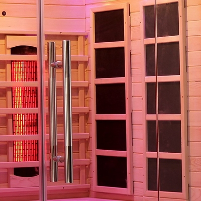 1750W Infrarode Sauna van dollekervel de Stevige Houten 2 Persoon voor Binnenhuis