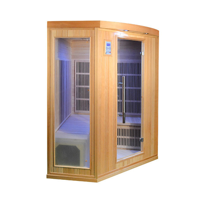 Het Huis van het hoekontwerp 3 - 4 Persoons Houten Binnen veel Infrarode Sauna met Lage EMF