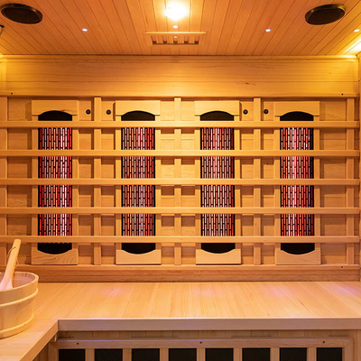 Sauna van de combinatie de Traditionele Binnen Infrarode Stoom voor 4 Mensen 2700W