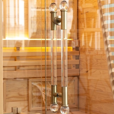 Red Cedar houten huis Indoor traditionele stoomsauna voor 2 personen