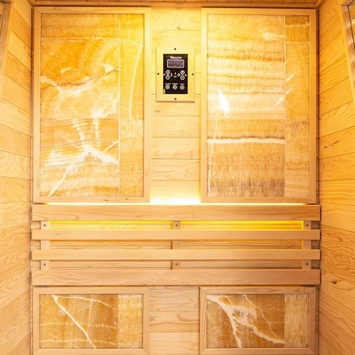 Red Cedar houten huis Indoor traditionele stoomsauna voor 2 personen