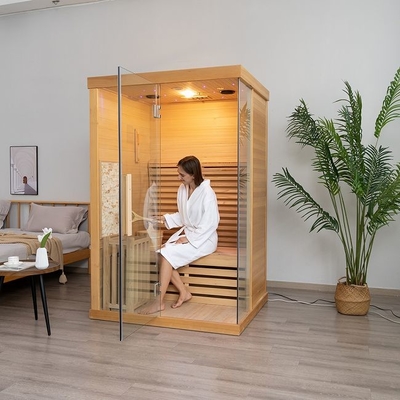 Canada Red Cedar Houten 2 persoons Indoor traditionele stoomsauna voor thuis