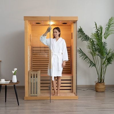 Canada Red Cedar Houten 2 persoons Indoor traditionele stoomsauna voor thuis