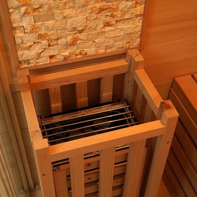 Canada Red Cedar Houten 2 persoons Indoor traditionele stoomsauna voor thuis