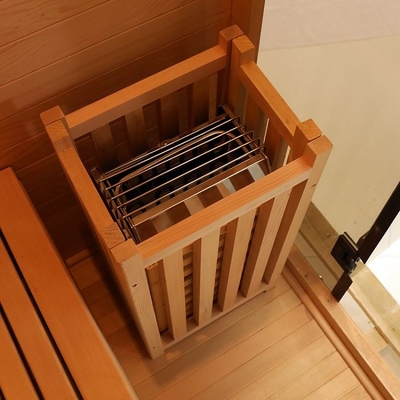 Canadian Hemlock Indoor Elektrisch Fornuis Houten Stoomkamer Voor 2 Personen