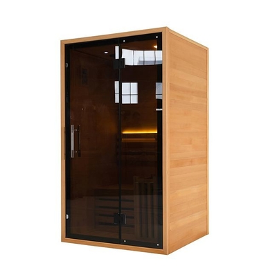 Canadian Hemlock Indoor Elektrisch Fornuis Houten Stoomkamer Voor 2 Personen