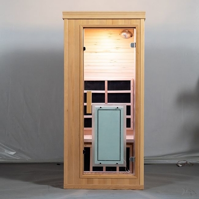 1 de Saunazaal van persoons Binnenmini wooden full spectrum dry met Lage EMF