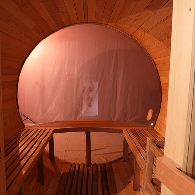 De openlucht Grote Verwarmer van Cedar Barrel Saunas With Electric van het Capaciteitspanorama