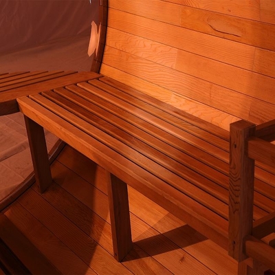 De openlucht Grote Verwarmer van Cedar Barrel Saunas With Electric van het Capaciteitspanorama