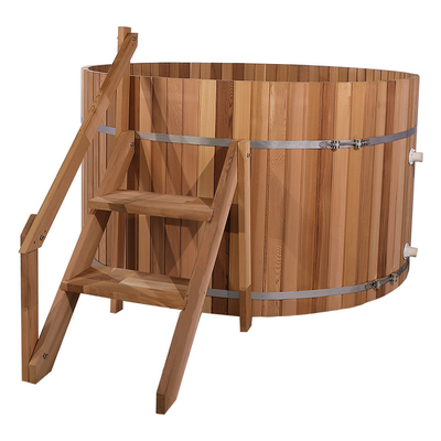 3-4 de persoon Openlucht Rood Cedar Pine Thermowood Wooden Wood stak Hete Ton met Extern Houten Brandend Fornuis in brand