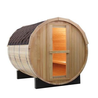 Traditionele de Saunazaal van Fornuisheater solid wood outdoor barrel Steunoem