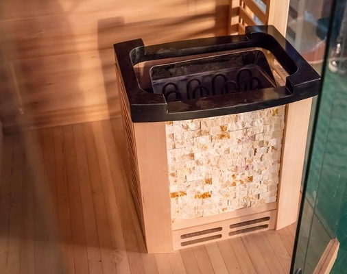 6000W Zaal van de de Stoomsauna van fornuisheater indoor use red cedar de Houten voor Persoon 6