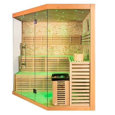 6000W Zaal van de de Stoomsauna van fornuisheater indoor use red cedar de Houten voor Persoon 6