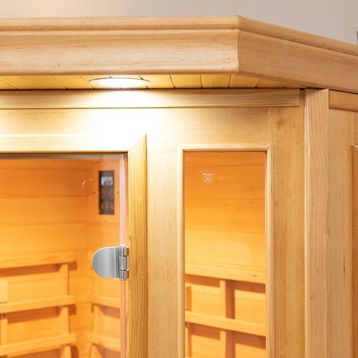 Rood de Saunazaal van Cedar Wood Indoor Ceramic Heater Infrarood Modern Ontwerp