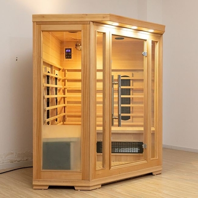 Rood de Saunazaal van Cedar Wood Indoor Ceramic Heater Infrarood Modern Ontwerp