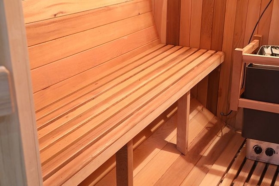 Stevige Houten Traditionele Heater Barrel Outdoor Steam Sauna 8 Persoon