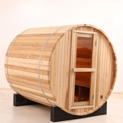 Stevige Houten Traditionele Heater Barrel Outdoor Steam Sauna 8 Persoon