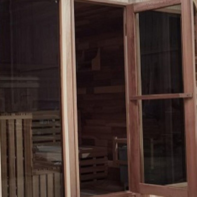 6000W de Sauna van Heater Cube Shape Dry Steam van het dollekervelfornuis buiten Houten