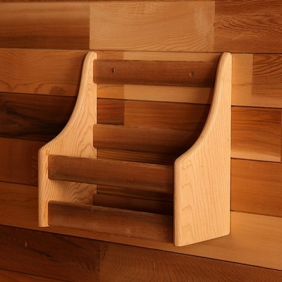 Openlucht Rustiek Cedar Steam Sauna Rounded Square met het Dakwerk van de Bitumendakspaan