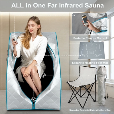 Volledige van het het Lichaamsvermageringsdieet van de Lichaams Gezonde Zorg Draagbare Infrarode Sauna Één Persoon