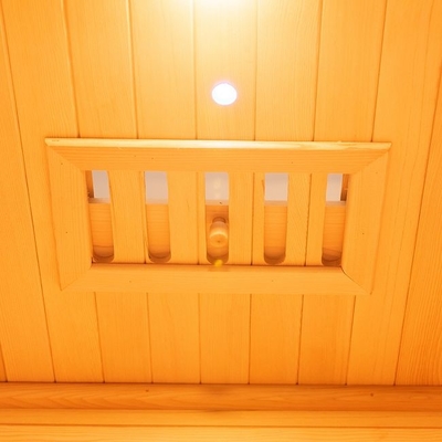 Binnen Houten Kleine Infrared &amp; Stoomcombinatiesauna 2 Persoon