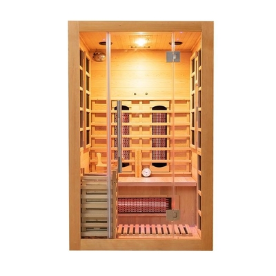 Binnen Houten Kleine Infrared &amp; Stoomcombinatiesauna 2 Persoon