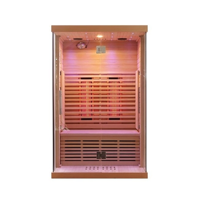 Volledig Spectrum en Koolstof Heater Solid Wood 2 Persoons Infrarode Sauna voor Huis