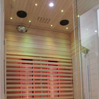 Volledig Spectrum en Koolstof Heater Solid Wood 2 Persoons Infrarode Sauna voor Huis