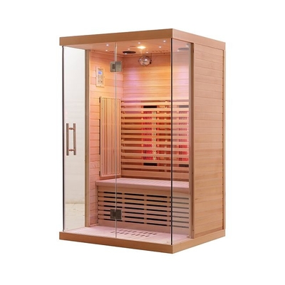 Volledig Spectrum en Koolstof Heater Solid Wood 2 Persoons Infrarode Sauna voor Huis