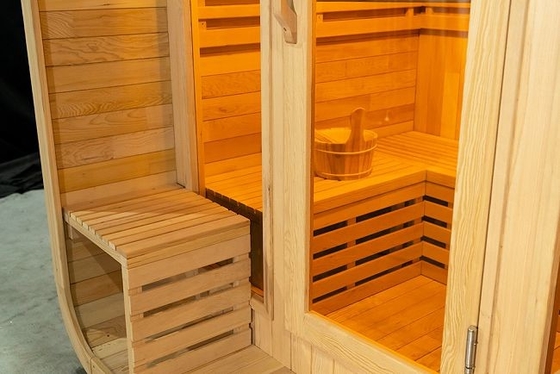 Het houten Buitenhuis Commerical van Fornuisheater square outdoor garden sauna