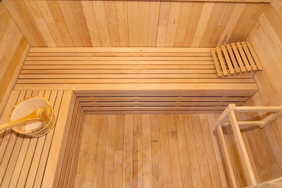 Het houten Buitenhuis Commerical van Fornuisheater square outdoor garden sauna