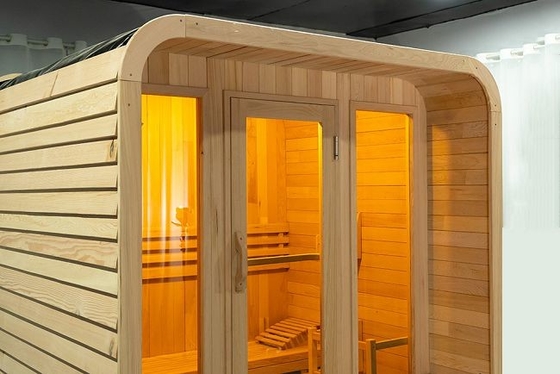 Het houten Buitenhuis Commerical van Fornuisheater square outdoor garden sauna