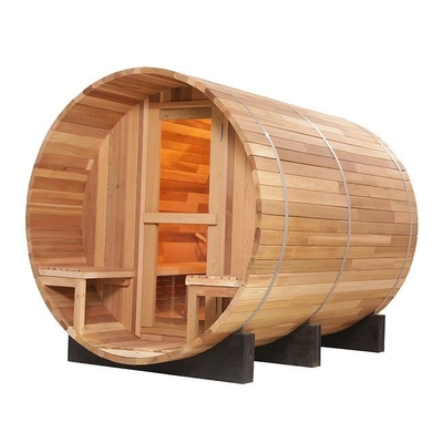 Canadese Rode OEM van de de Saunasteun van Cedar Wood Traditional Steam Barrel Openluchtodm