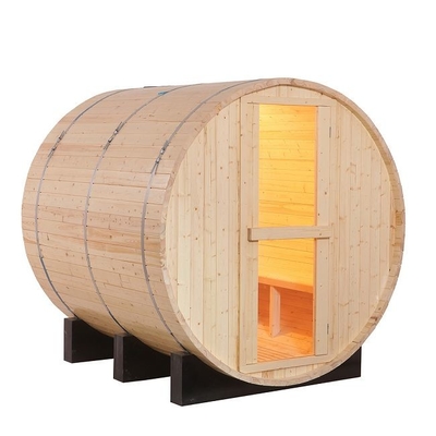 Van het de Stoomvat van Commerical Openluchttradtional van het dollekervel Houten Huis Sauna 6 Persoon
