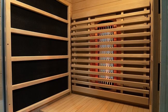 Luxe Stevige Houten Canadese Dollekervel 1 Infrarode de Sauna Houten Klein van het Persoonshuis