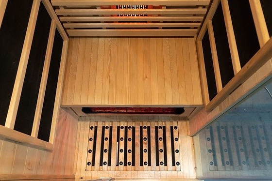 Luxe Stevige Houten Canadese Dollekervel 1 Infrarode de Sauna Houten Klein van het Persoonshuis