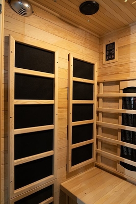 Houten Binnen1750w 2 Lage EMF van de Persoons Infrarode Sauna