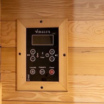 Houten Binnen1750w 2 Lage EMF van de Persoons Infrarode Sauna
