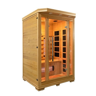 Houten Binnen1750w 2 Lage EMF van de Persoons Infrarode Sauna